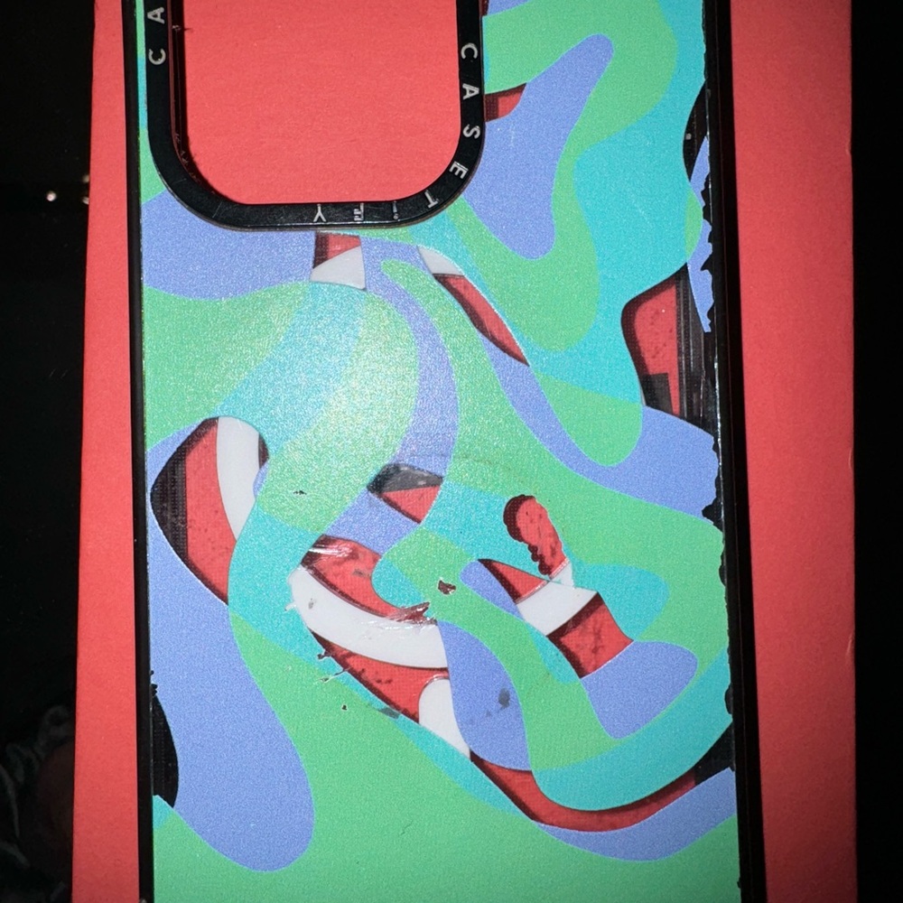 CASETiFY iPhone 13Pro case extra bumper. Accessory has been worn. Original Box